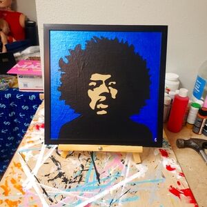 Jimi Hendrix Original Acrylic Painting